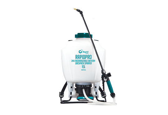 15L Rapid Pro 24V Rechargeable Backpack Sprayer | 2 Hours Run Time